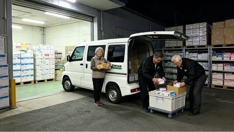 夜勤における病院配送ドライバーの業務について