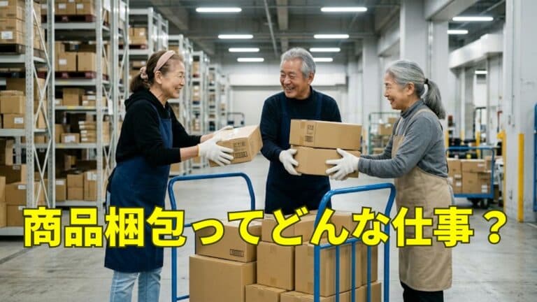 第二の人生の選択肢として知っておきたい、梱包スタッフの仕事
