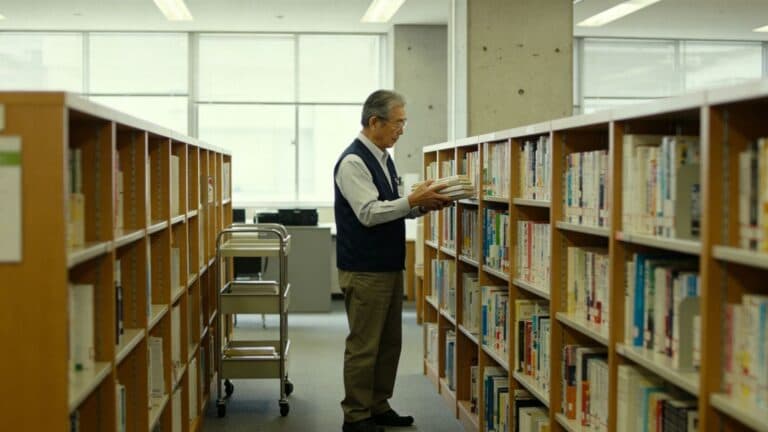 図書館スタッフは本を整理するだけ？シニア世代の経験が活かせる仕事内容とは