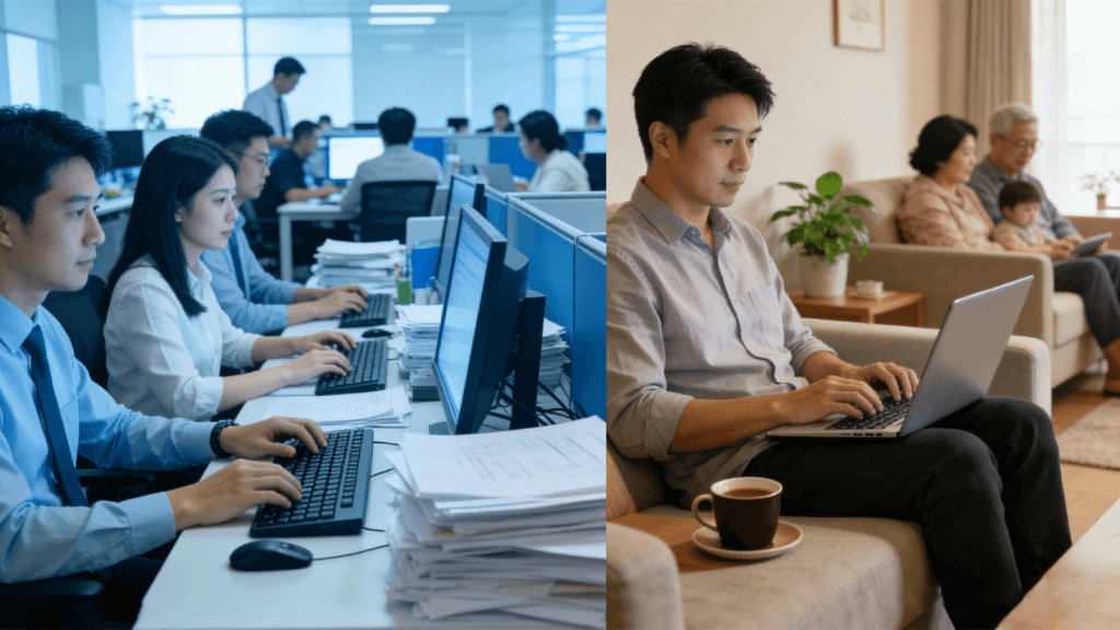 フルリモートワークの光と影:生産性を落とさないための自己管理術