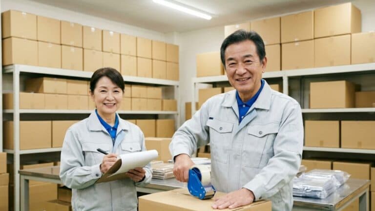 【シニア活躍中】梱包スタッフの仕事はシニア再就職にも向いている?知っておきたい働き方のポイント