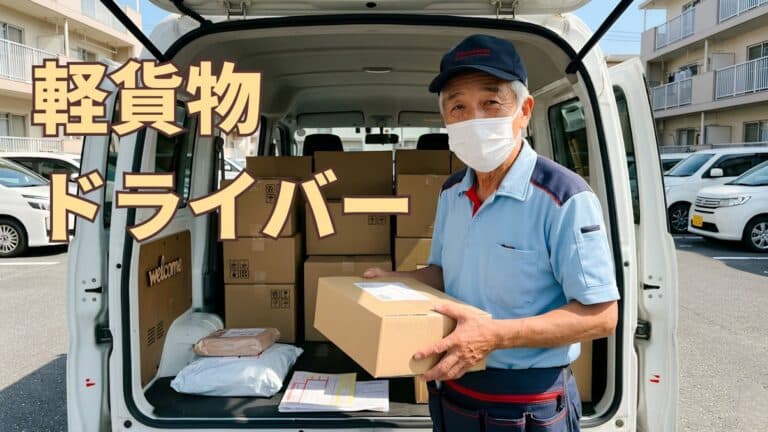 軽貨物ドライバーはシニア世代の再就職先になる?働き方と知っておきたいポイント